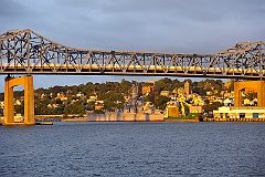 View of Sunset at Battleship Cove from Borden Flats Lighthouse